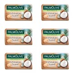Ficha técnica e caractérísticas do produto Palmolive Esfoliação Suave Sabonete Coco 85g (Kit C/06)