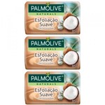 Ficha técnica e caractérísticas do produto Palmolive Esfoliação Suave Sabonete Coco 85g (Kit C/03)