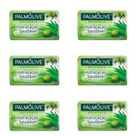 Ficha técnica e caractérísticas do produto Palmolive Hidratação Saudável Sabonete Aloe 85g (Kit C/06)