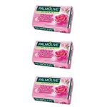 Ficha técnica e caractérísticas do produto Palmolive Leite de Pétalas de Rosas Sabonete 85g - Kit com 03