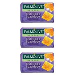 Palmolive Naturals Nutrição e Suavidade Sabonete Geléia Real 85g (kit C/03)