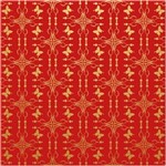 Ficha técnica e caractérísticas do produto Papel de Parede Arabesco Vermelho 3,00m X 59cm