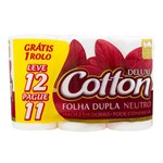 Ficha técnica e caractérísticas do produto Papel Higiênico Cotton Deluxe Neutro Folha Dupla