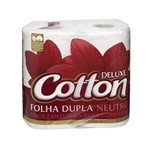 Ficha técnica e caractérísticas do produto Papel HIGIÊNICO Deluxe Cotton - Folha Dupla Neutro - 4 Rolos