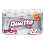 Ficha técnica e caractérísticas do produto Papel Higiênico Duetto Velvet com 12 Unidades