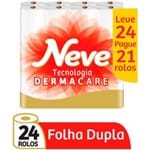 Ficha técnica e caractérísticas do produto Papel Higiênico Folha Dupla Neve Leve 24 Pague 21 30cm Fd. C/ 3 Pct.