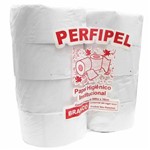 Ficha técnica e caractérísticas do produto Papel Higiênico Rolão 600m Branco Perfipel 8 Unidades