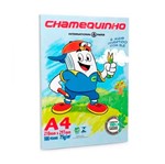 Ficha técnica e caractérísticas do produto Papel Sulfite Chamequinho Azul 75g A4 100 Folhas -1 Pacote