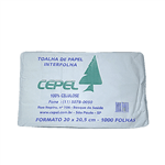 Ficha técnica e caractérísticas do produto Papel Toalha Interfolhado 100% Celulose 22x20,5cm C/1000 Folhas Isapel