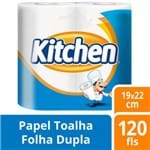Ficha técnica e caractérísticas do produto Papel Toalha Kitchen Folha Dupla 2 Rolos