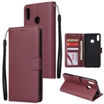 Ficha técnica e caractérísticas do produto Mshop Para Huawei Honra 8x-flip Phone Case Protetor De Couro Com 3 Card Posição Buckle Projeto Da Tampa Do Telefone