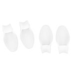 Ficha técnica e caractérísticas do produto 2 Pares Footful Pé Protetor Gel Joint Toe Straightener Espalhador Alívio Da Dor