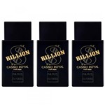 Ficha técnica e caractérísticas do produto Paris Elysees Billion Casino Royal Perfume 100ml (Kit C/03)
