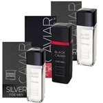 Ficha técnica e caractérísticas do produto Paris Elysees Kit Perfume - 1 Black Caviar e 2 Silver Caviar