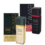 Ficha técnica e caractérísticas do produto Paris Elysees Kit perfume Black Caviar + Amber Caviar