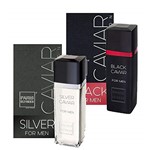 Ficha técnica e caractérísticas do produto Paris Elysees Kit Perfume Black Caviar + Silver Caviar