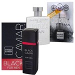 Ficha técnica e caractérísticas do produto Paris Elysees Kit Perfume Black Caviar + Vodka Man
