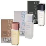 Ficha técnica e caractérísticas do produto Paris Elysees Kit Perfume - Mister + Silver + Style Caviar