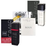 Ficha técnica e caractérísticas do produto Paris Elysees Kit Perfume - Silver + Black + Vodka Man
