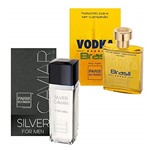 Ficha técnica e caractérísticas do produto Paris Elysees Kit Perfume Silver Caviar + Vodka Brasil