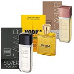 Ficha técnica e caractérísticas do produto Paris Elysees Kit Perfume - Silver + Style + Vodka Brasil