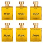 Ficha técnica e caractérísticas do produto Paris Elysees Vodka Brasil Yellow Perfume 100ml - Kit com 06