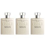 Ficha técnica e caractérísticas do produto Paris Elysees Vodka Man Perfume Masculino 100ml (kit C/03)