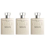 Ficha técnica e caractérísticas do produto Paris Elysees Vodka Man Perfume Masculino 100ml - Kit com 03