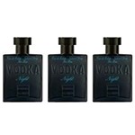 Ficha técnica e caractérísticas do produto Paris Elysees Vodka Night Perfume Masculino 100ml - Kit com 03