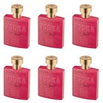 Paris Elysees Vodka Pink Perfume Feminino 100ml (kit C/06)