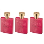 Ficha técnica e caractérísticas do produto Paris Elysees Vodka Pink Perfume Feminino 100ml (Kit C/03)