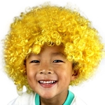 Ficha técnica e caractérísticas do produto Party Disco Funny Afro Clown Hair Football Fan-Kids Afro Masquerade Hair Wig¡¡