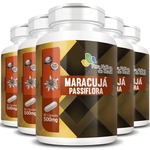 Ficha técnica e caractérísticas do produto Passiflora (Maracujá) em cápsulas - 500mg - 05 Potes