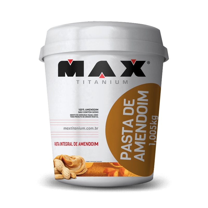 Ficha técnica e caractérísticas do produto Pasta de Amendoim Integral (1.005kg) Max Titanium
