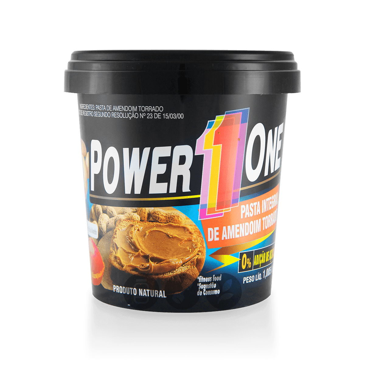 Ficha técnica e caractérísticas do produto Pasta de Amendoim Integral 1,05kg - Power One