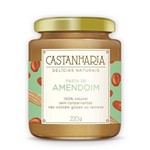 Ficha técnica e caractérísticas do produto Pasta de Amendoim Integral 100% Natural Sem Açúcar Castanharia 210 G