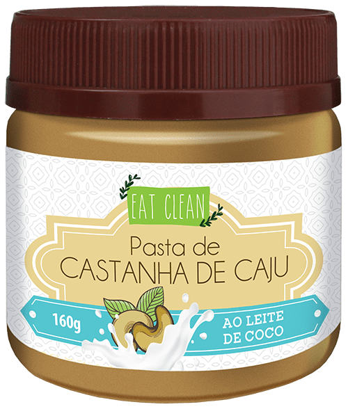 Ficha técnica e caractérísticas do produto Pasta de Castanha de Caju ao Leite de Coco - 160g - Eat Clean