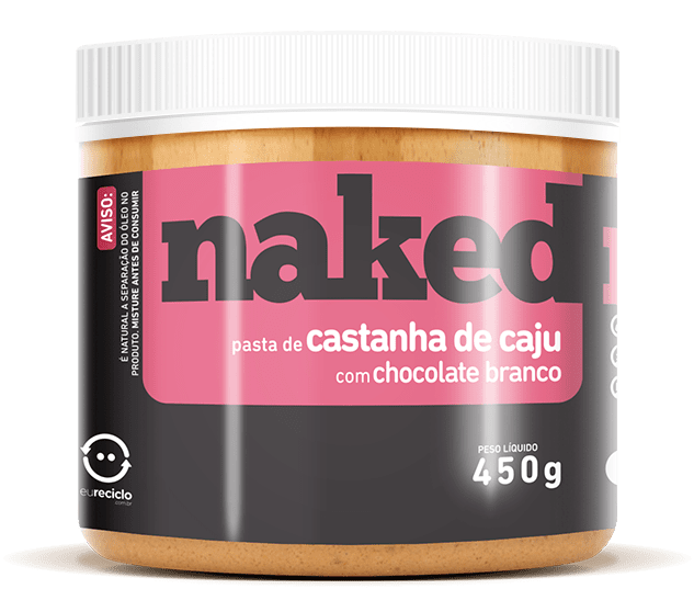 Ficha técnica e caractérísticas do produto Pasta de Castanha de Caju com Chocolate Branco 450g - Naked Nuts