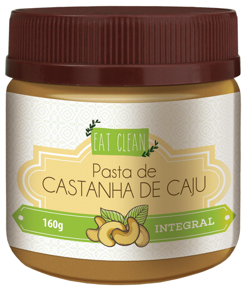 Ficha técnica e caractérísticas do produto Pasta de Castanha de Caju Integral - 160g - Eat Clean