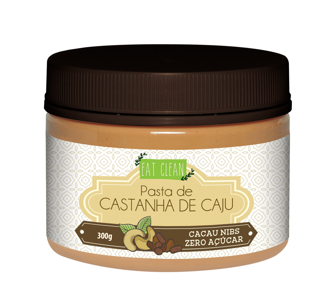 Ficha técnica e caractérísticas do produto Pasta de Castanha de Caju Nibs 300g - Eat Clean