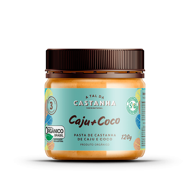 Ficha técnica e caractérísticas do produto Pasta de Castanha Orgânica Caju com Coco 120g - a Tal da Castanha