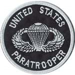Ficha técnica e caractérísticas do produto Patch Bordado para Tropas Estados Unidos Paratrooper EX10164-316 Fecho de Contato