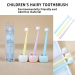 Ficha técnica e caractérísticas do produto 3PC Super Macio Nano Aceno escova de dentes Oral Care Casal necessidades di¨¢rias de viagem