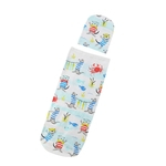 Ficha técnica e caractérísticas do produto 2PCS animal Floral bebê Impresso saco de dormir de gavetas infantil com Cap