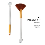Ficha técnica e caractérísticas do produto 2pcs Cosmetic Makeup Escova Blush Sombra Brushes Set Kit