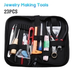 Ficha técnica e caractérísticas do produto 23Pcs Jewelry Making Tools Repair Kit Alicate de jóias Beading Wire Set DIY