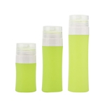 Ficha técnica e caractérísticas do produto 3pcs Perfume vazio Essential Oil Rosto Loção Maquiagem Dispenser Bottle Containers Verde Viagem