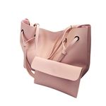Ficha técnica e caractérísticas do produto 2PCS / Set mulheres elegantes Clemence Handbag Lichee Grain Tote sacos de ombro Gostar