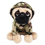 Ficha técnica e caractérísticas do produto Pelúcia Buba Toys Cachorro Pug Militar - 7964