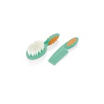 Ficha técnica e caractérísticas do produto Pente e Escova para Cabelo Soft Touch Verde/Laranja BB156 Multikids Baby
